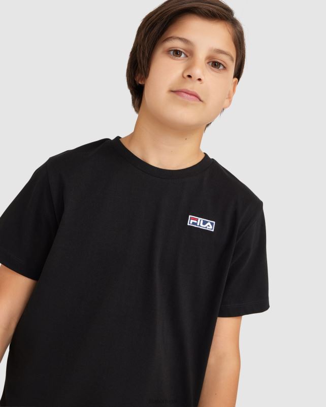 PPH0J3079 preto FILA camiseta fila parker infantil preta