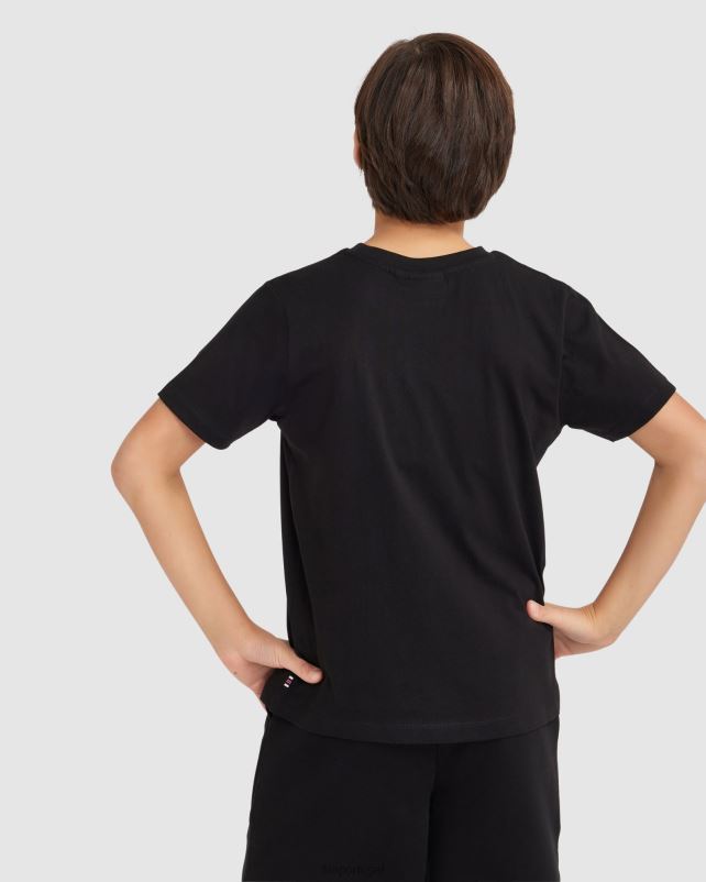 PPH0J3079 preto FILA camiseta fila parker infantil preta