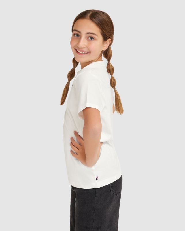 PPH0J3085 branco FILA camiseta fila parker infantil branca