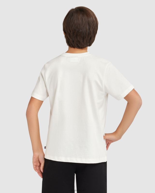 PPH0J3085 branco FILA camiseta fila parker infantil branca
