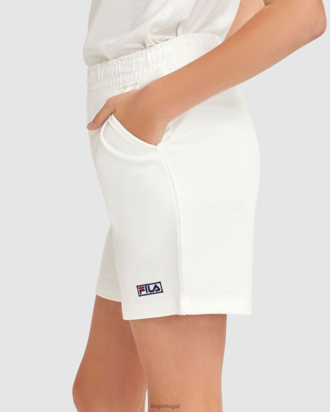 PPH0J3086 branco FILA short parker infantil fila branco