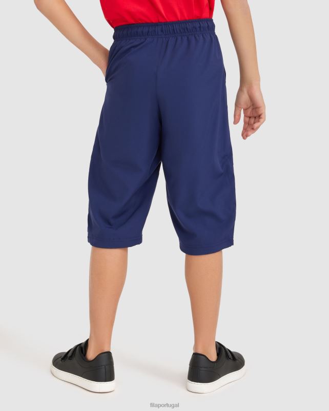 PPH0J3089 nova marinha FILA calça 3/4 masculina ryan nova fila azul marinho