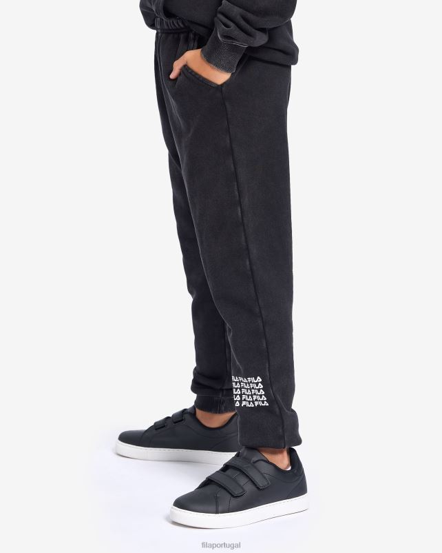 PPH0J3091 preto FILA calça fila boy preta