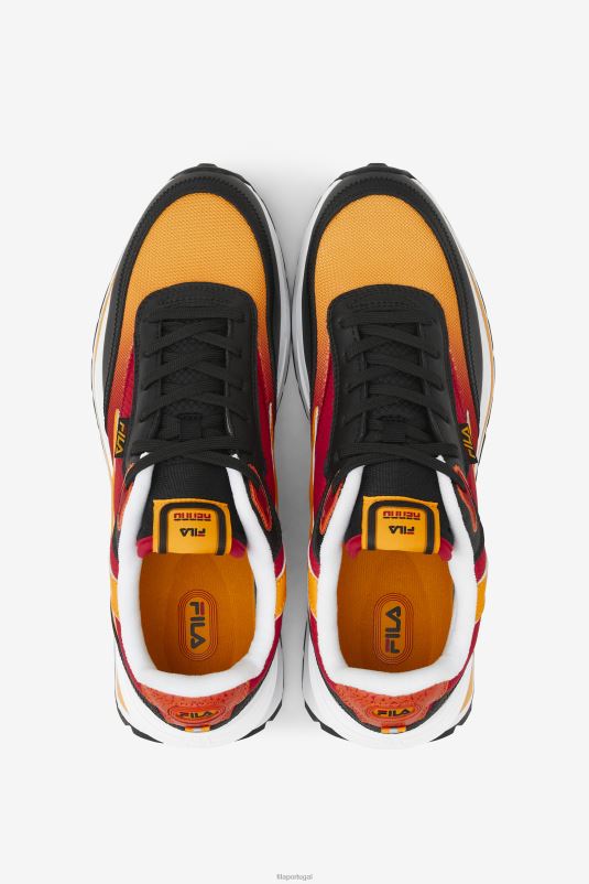 PPH0J31 preto/vermelho/dourado FILA fila renno masculino preto/vermelho/dourado