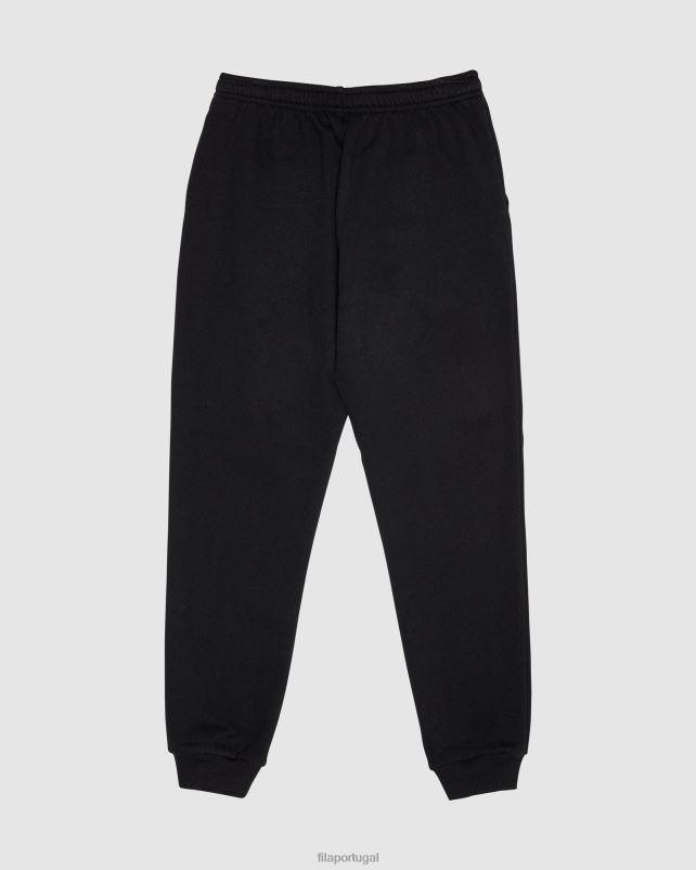 PPH0J3102 preto FILA calça infantil clássica preta fila