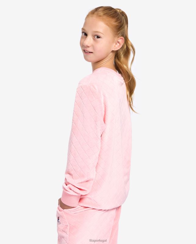 PPH0J3106 rosa pálido FILA fila pale rose infantil sloane crew