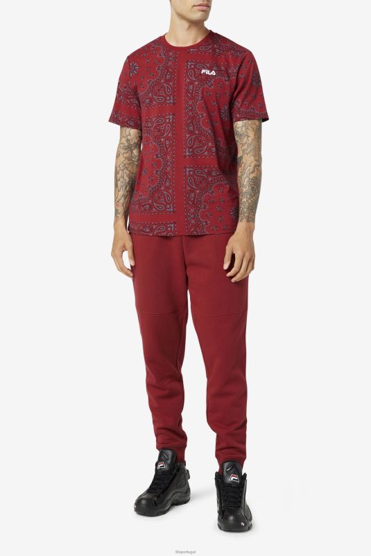 PPH0J311 Ruibarbo FILA kensico camiseta ruibarbo fila