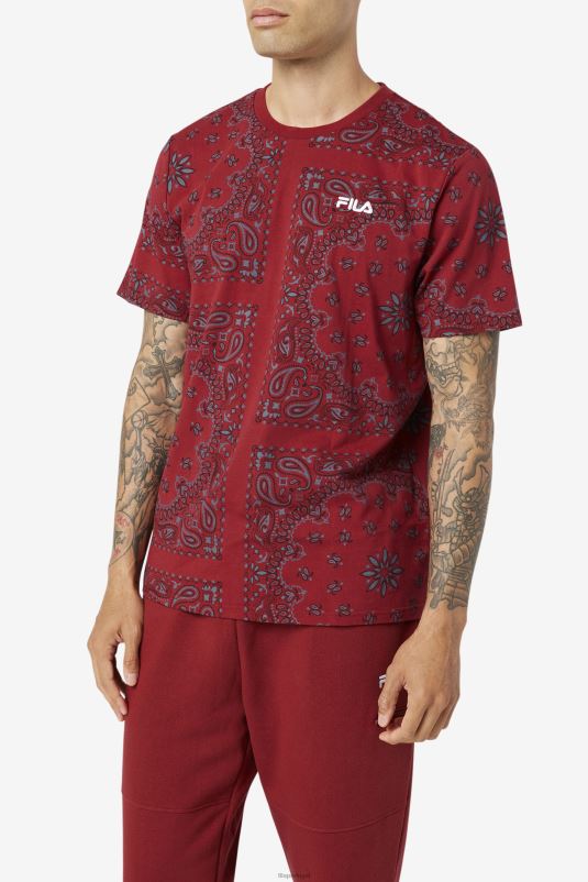 PPH0J311 Ruibarbo FILA kensico camiseta ruibarbo fila