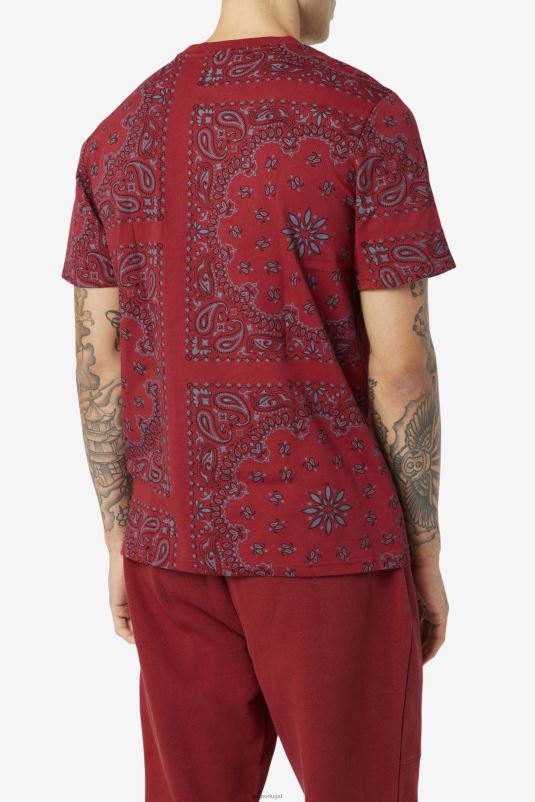 PPH0J311 Ruibarbo FILA kensico camiseta ruibarbo fila