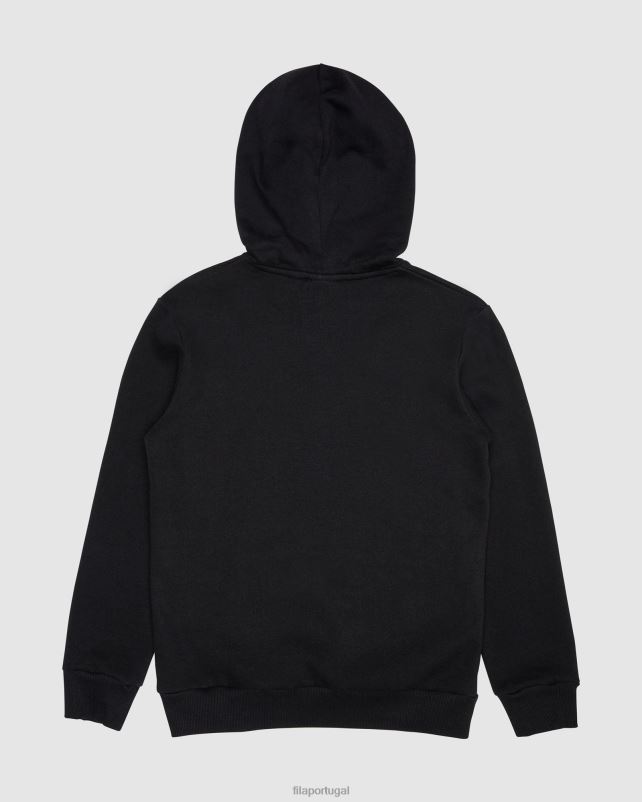 PPH0J3110 preto FILA capuz infantil clássico fila preto
