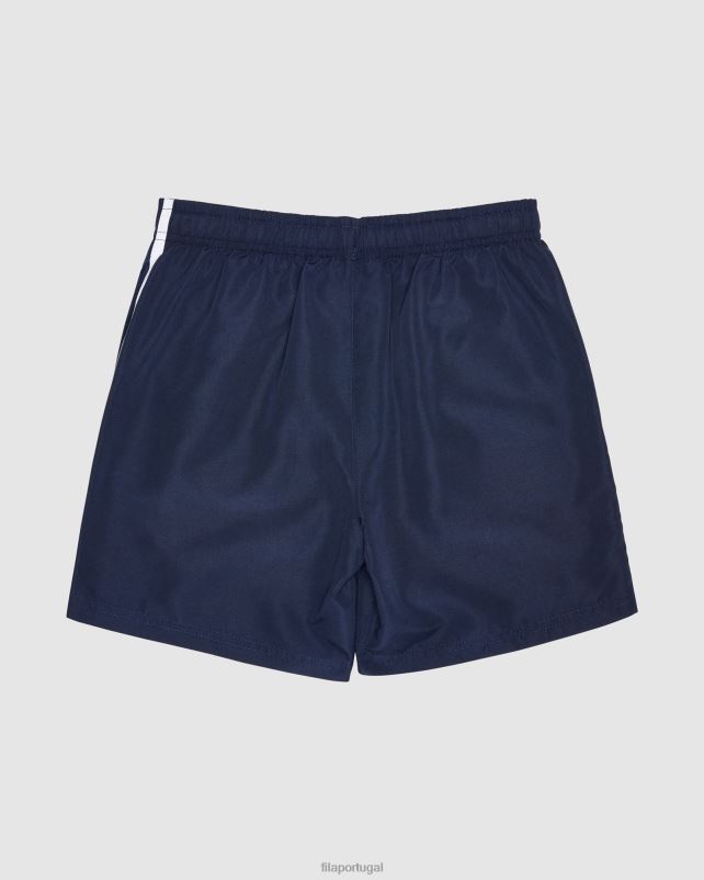 PPH0J3120 nova marinha FILA short fila infantil de microfibra new Navy Classic