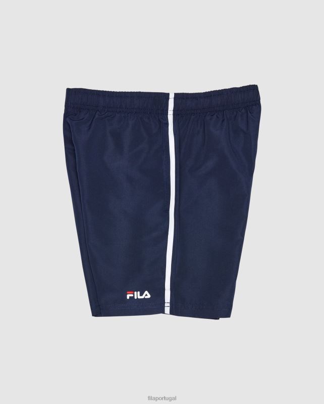 PPH0J3120 nova marinha FILA short fila infantil de microfibra new Navy Classic