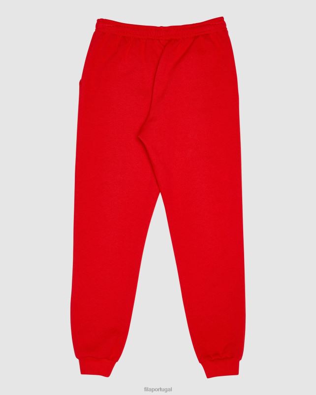 PPH0J3128 vermelho FILA calça infantil clássica fila red