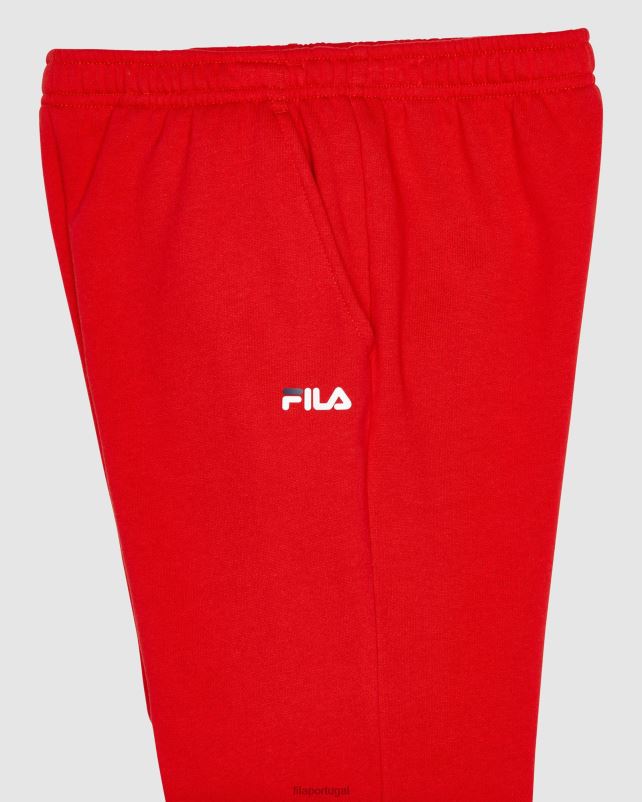 PPH0J3128 vermelho FILA calça infantil clássica fila red