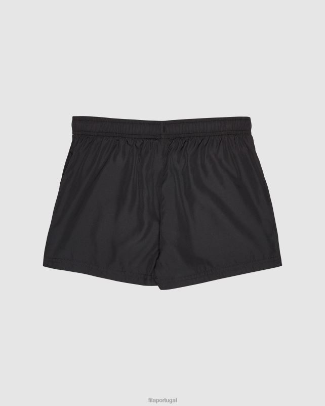 PPH0J3133 preto FILA short fila classic infantil preto