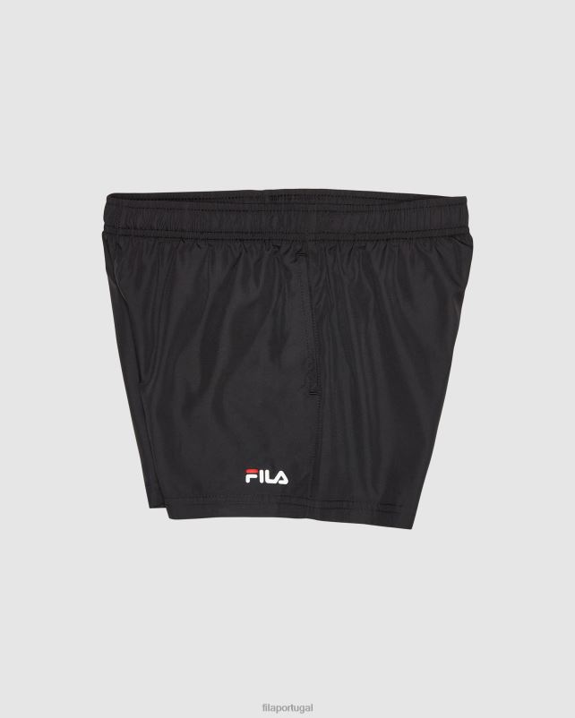 PPH0J3133 preto FILA short fila classic infantil preto