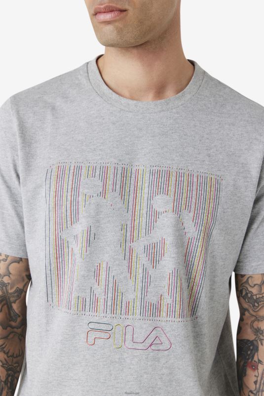 PPH0J315 urze cinza FILA camiseta fila visuri cinza mescla