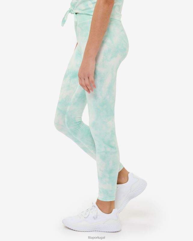 PPH0J3153 tie-dye menta FILA meia-calça fila frankie menta tie-dye