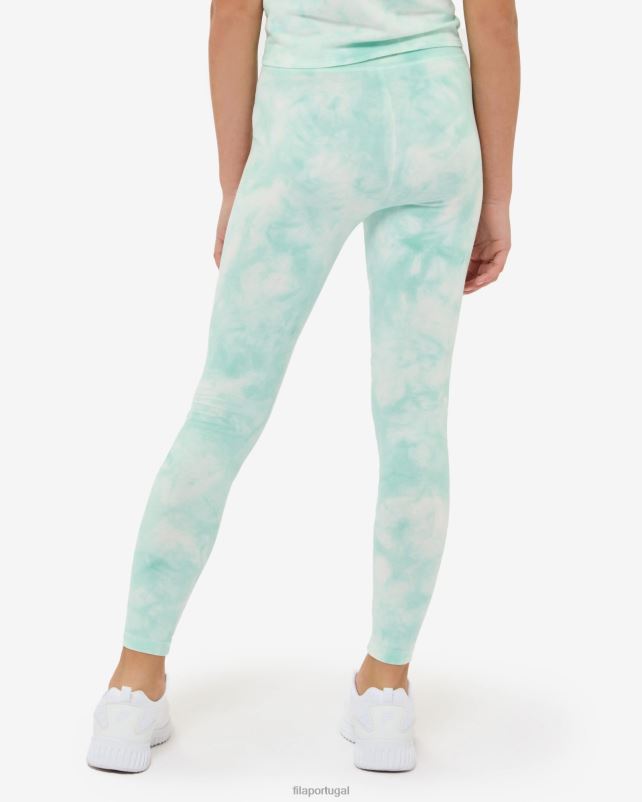 PPH0J3153 tie-dye menta FILA meia-calça fila frankie menta tie-dye