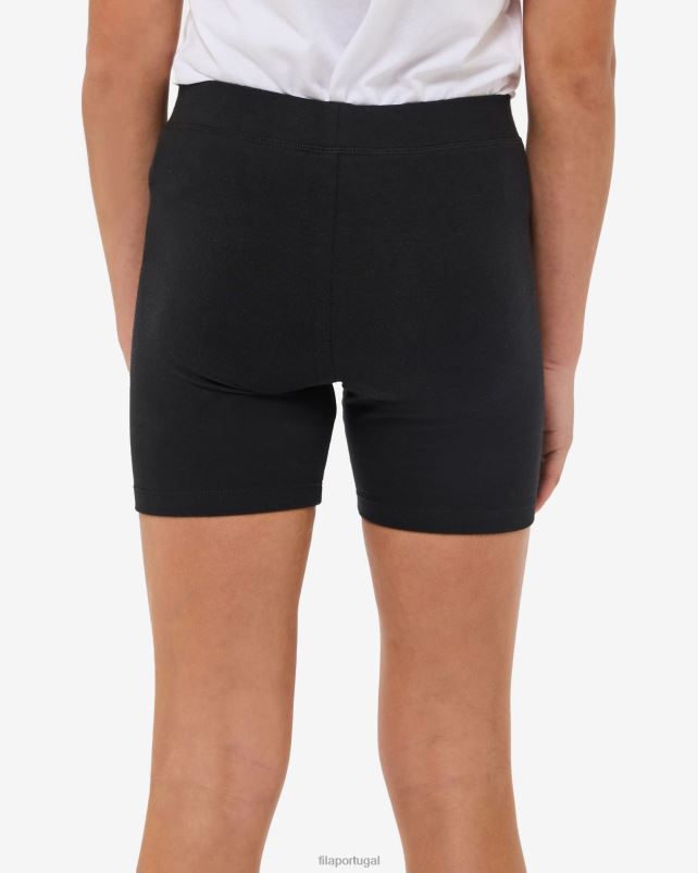 PPH0J3158 preto FILA short de bicicleta fila preto feminino
