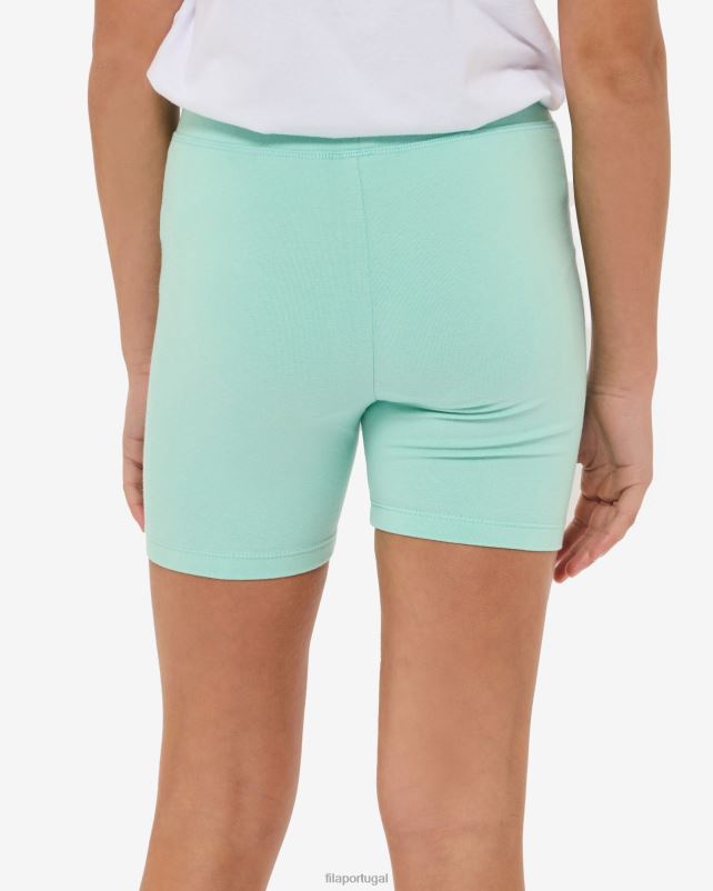 PPH0J3159 hortelã-pimenta FILA short de bicicleta feminino fila peppermint