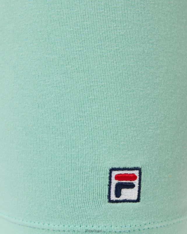 PPH0J3159 hortelã-pimenta FILA short de bicicleta feminino fila peppermint