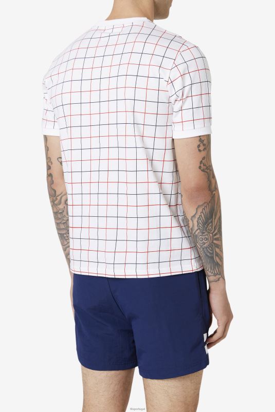 PPH0J316 branco/vermelho/marinho FILA fila casbian branco/vermelho/marinho