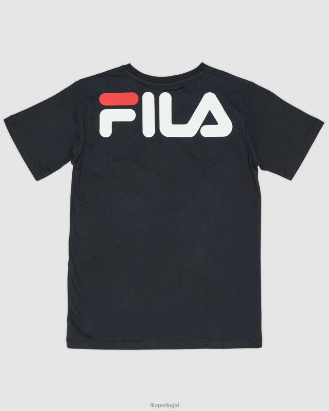 PPH0J3160 preto FILA camiseta fila preta masculina carson