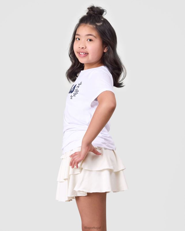 PPH0J3162 branco FILA camiseta fila branca diya