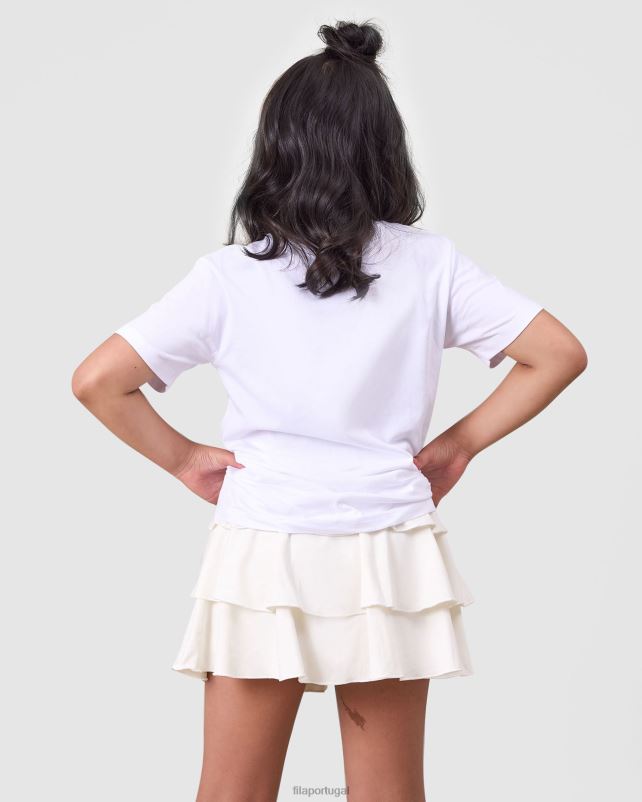 PPH0J3162 branco FILA camiseta fila branca diya