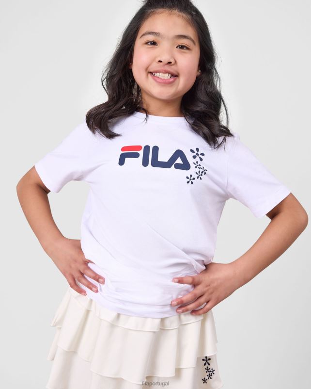 PPH0J3162 branco FILA camiseta fila branca diya
