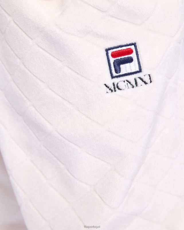 PPH0J3164 Creme de coco FILA calça sloane infantil fila coco creme