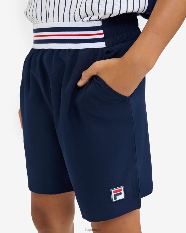 PPH0J3165 nova marinha FILA short fila clay azul marinho
