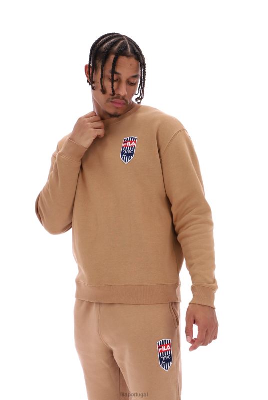 PPH0J3194FILA moletom tupac com patch de lã fila