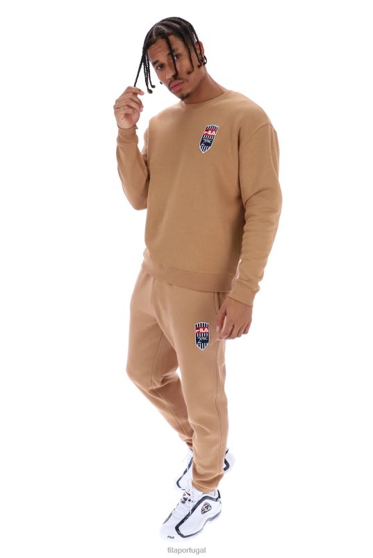 PPH0J3194FILA moletom tupac com patch de lã fila