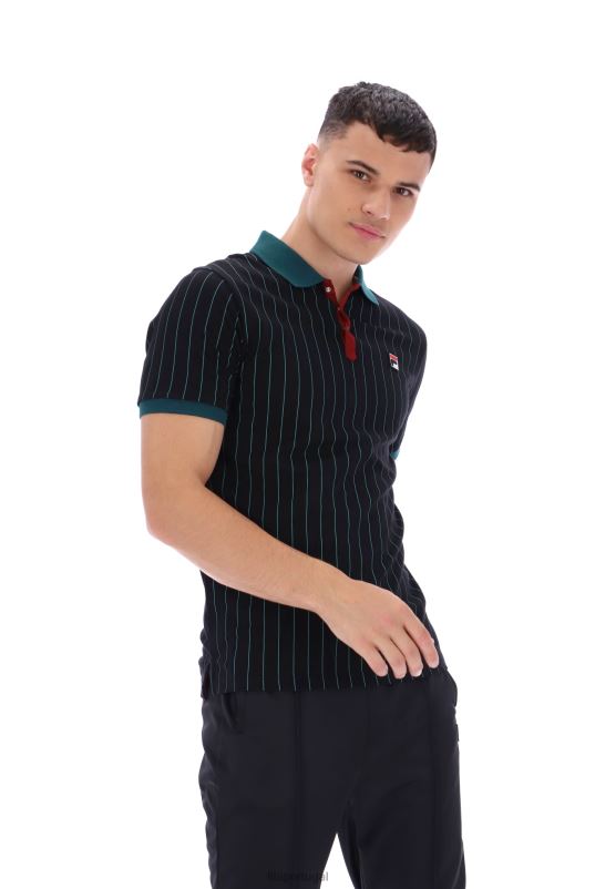 PPH0J3217FILA bb1 polo fila vintage listrado