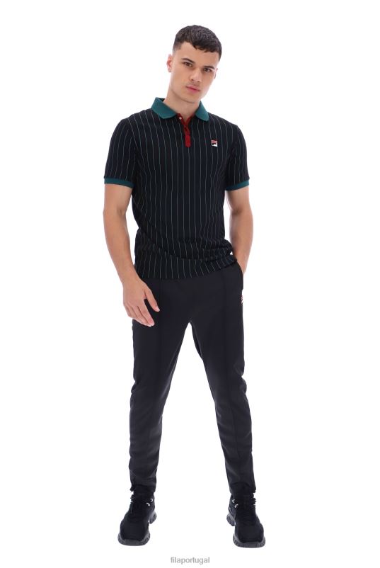 PPH0J3217FILA bb1 polo fila vintage listrado