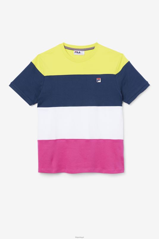 PPH0J322 marinho/branco/amarelo FILA fila azul marinho/branco/amarelo serve tripulação