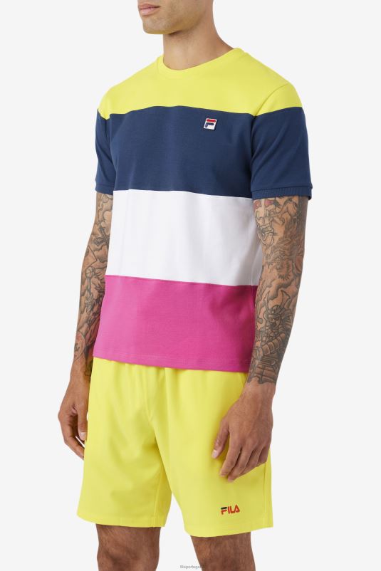 PPH0J322 marinho/branco/amarelo FILA fila azul marinho/branco/amarelo serve tripulação