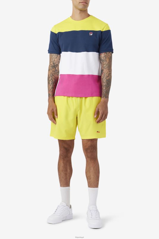 PPH0J322 marinho/branco/amarelo FILA fila azul marinho/branco/amarelo serve tripulação