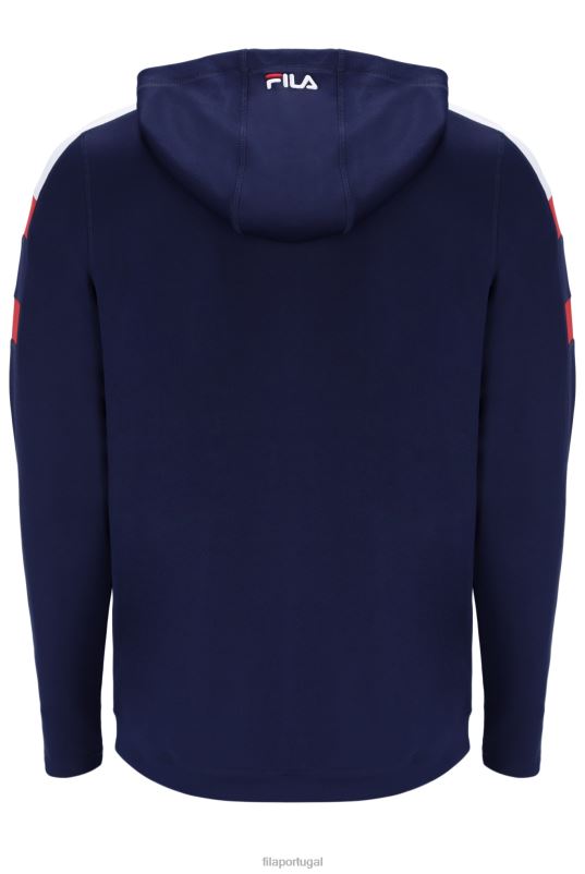 PPH0J3222FILA fila moletom com capuz com zíper 1/4