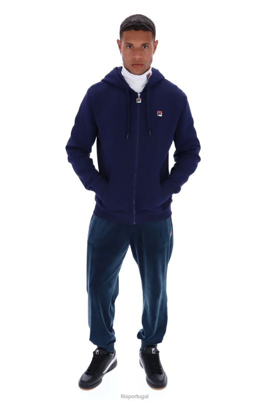 PPH0J3276FILA moletom com capuz Lucian Essential com painéis laterais canelados fila