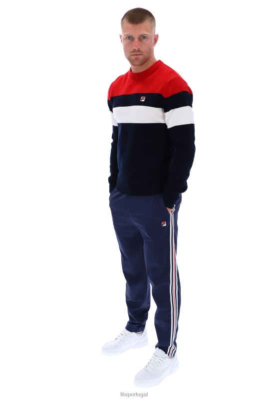 PPH0J3284FILA Abner malha colorblocked crew fila