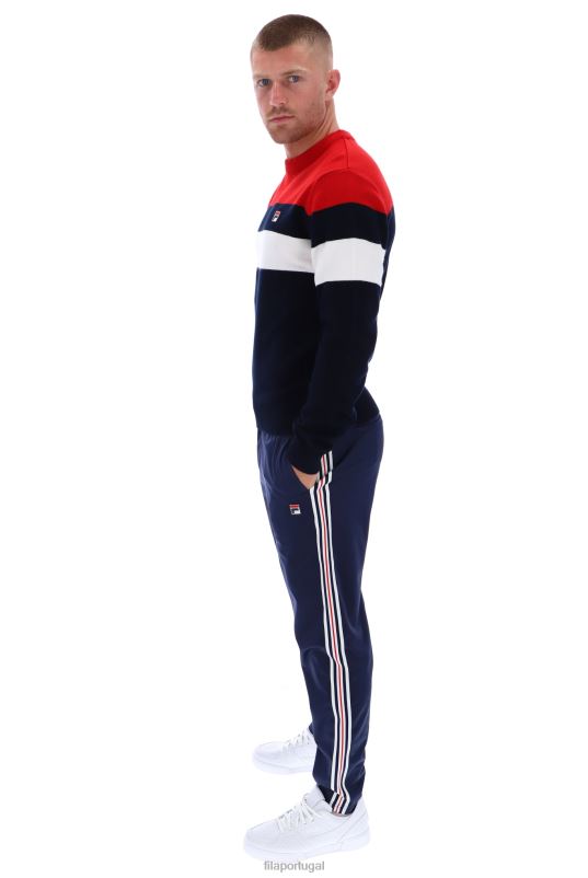 PPH0J3284FILA Abner malha colorblocked crew fila