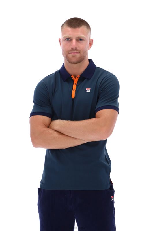 PPH0J3314FILA bb1 clássico vintage moda listrada polo fila