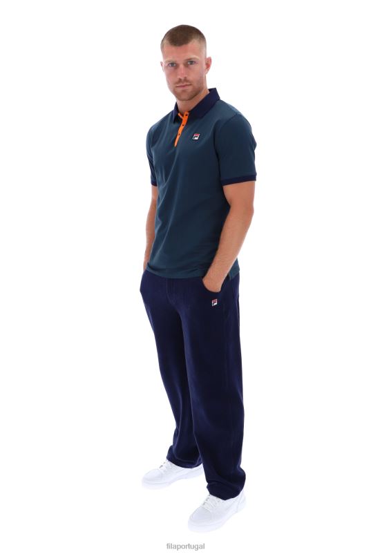 PPH0J3314FILA bb1 clássico vintage moda listrada polo fila