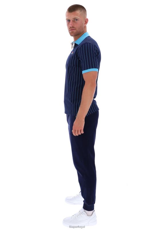 PPH0J3316FILA bb1 polo listrada fila clássica vintage