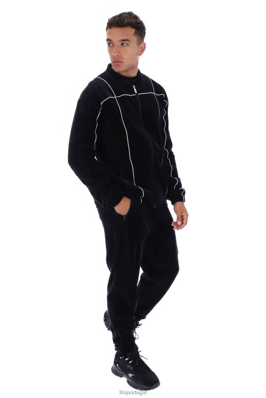 PPH0J3323FILA presa clássico veludo fashion track top fila