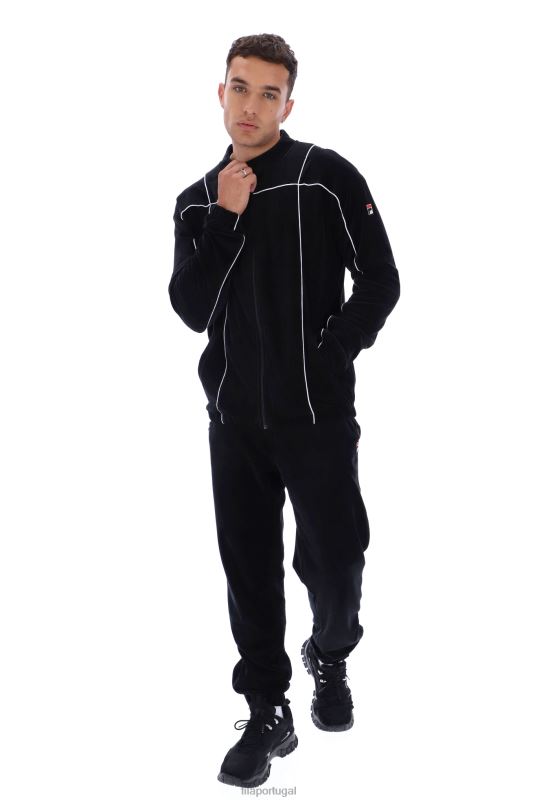 PPH0J3323FILA presa clássico veludo fashion track top fila