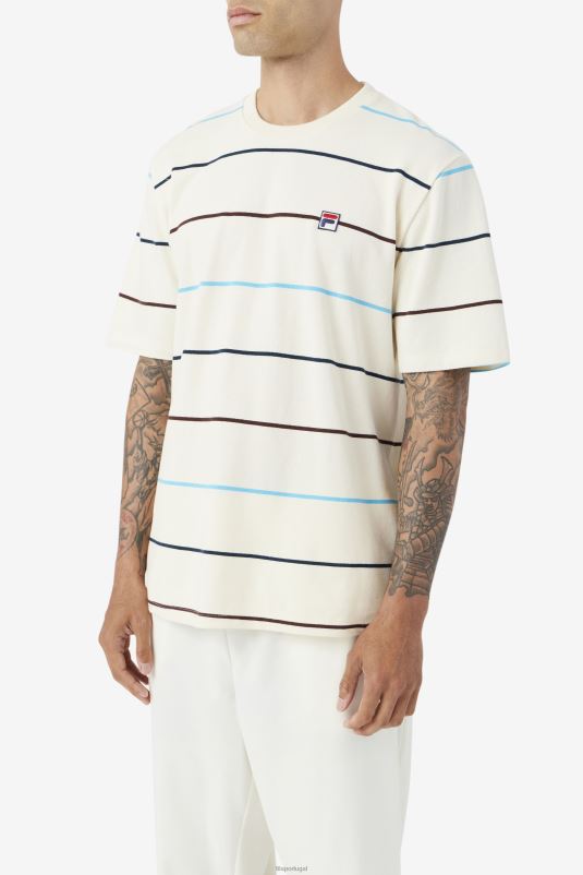 PPH0J333 garça/cerceta/pedra marrom FILA garça/azul-petróleo/pedra marrom fila thiago crew